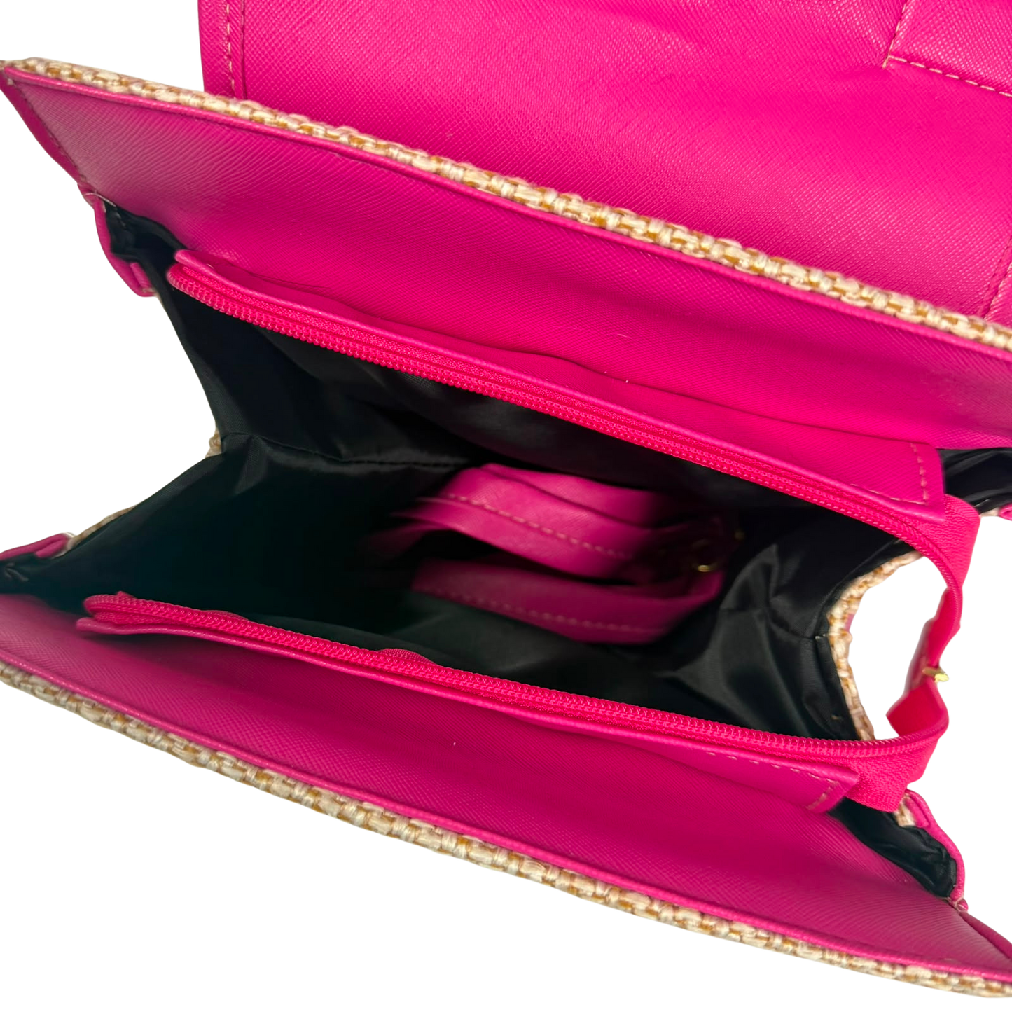 Bolsa Mochila Artesanal 3 en 1 para Mujer - Bolso de Mano, Crossbody y Mochila con Bordado Floral