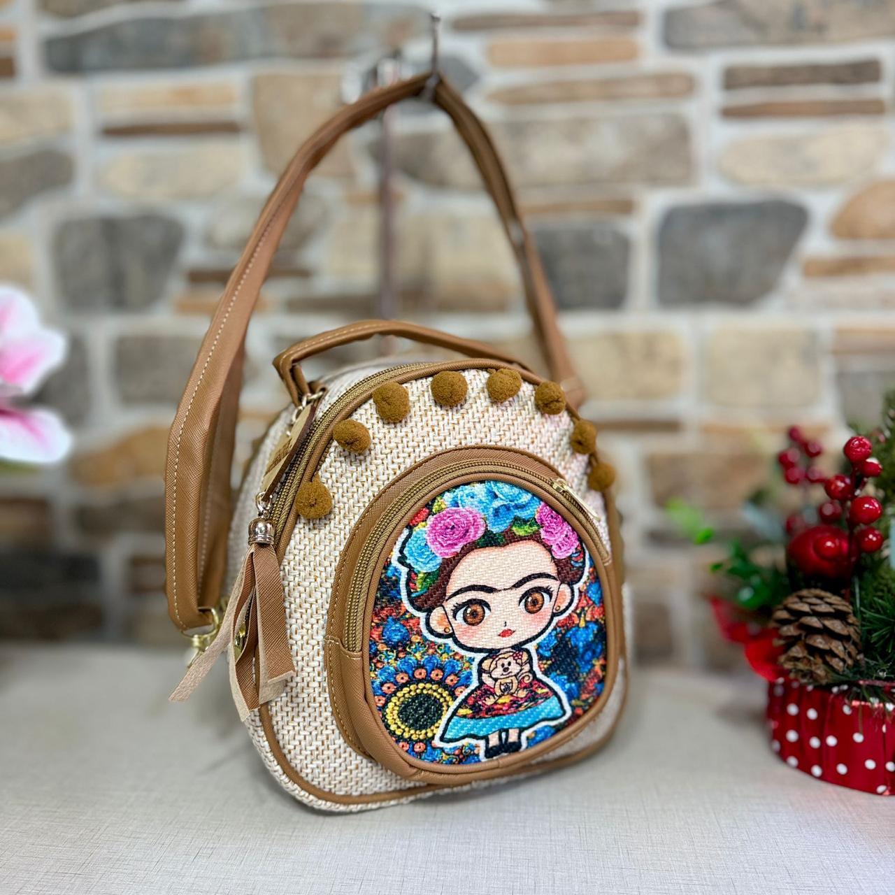 Bolso Bandolera "Museo Frida" - Estilo Bohemio y Colorido