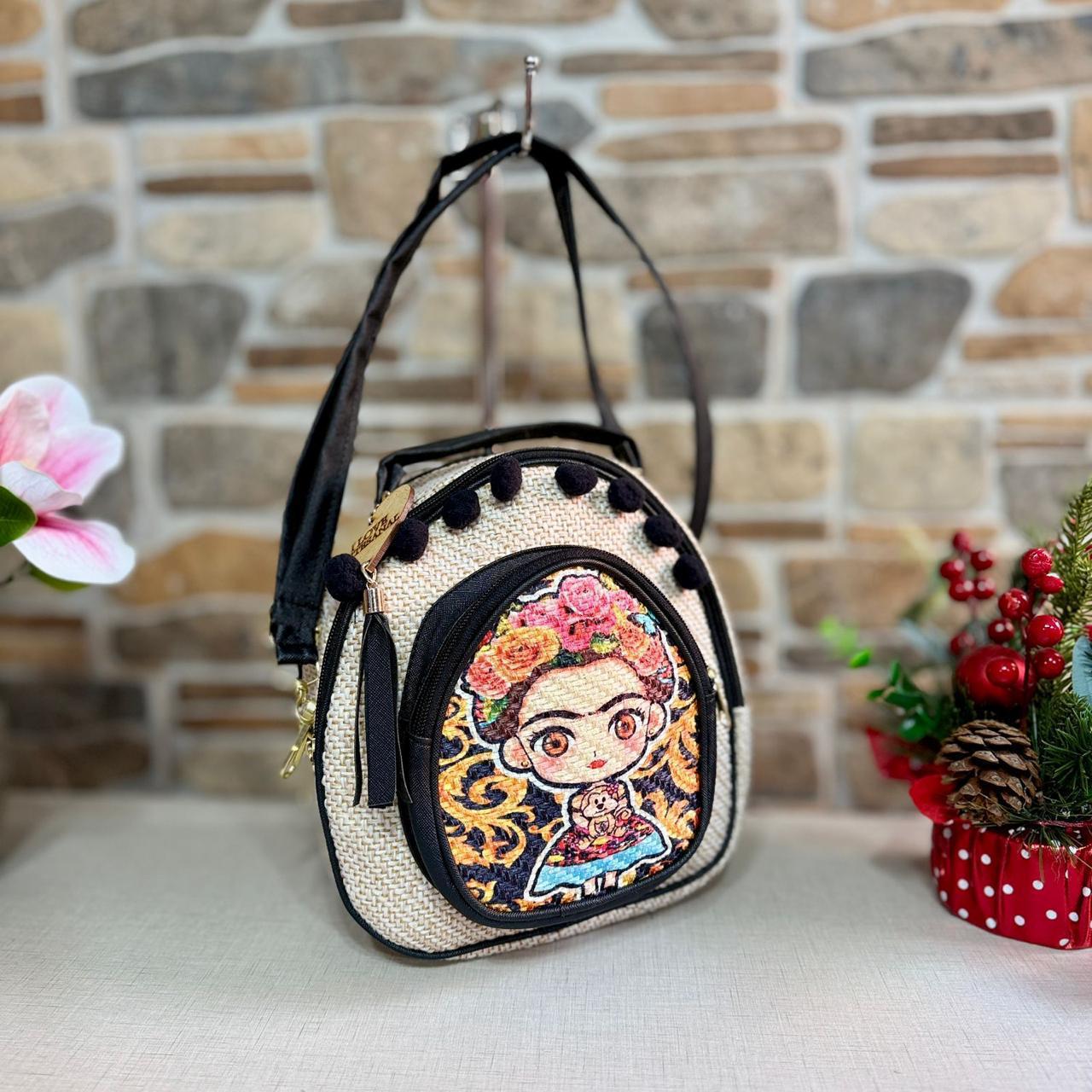 Bolso Bandolera "Museo Frida" - Estilo Bohemio y Colorido