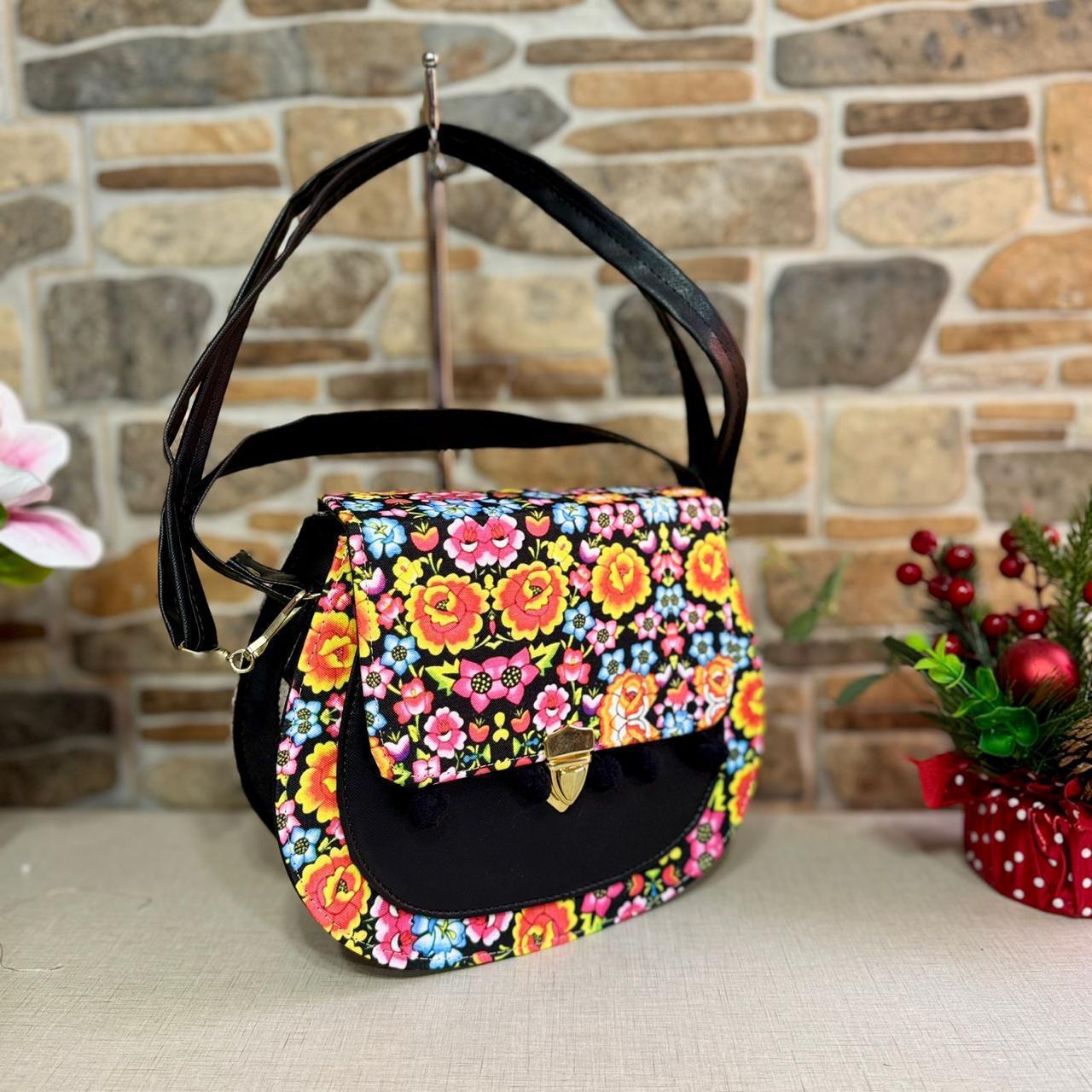 Bolso Bandolera "Oaxaca" - Estampa Floral Multicolor