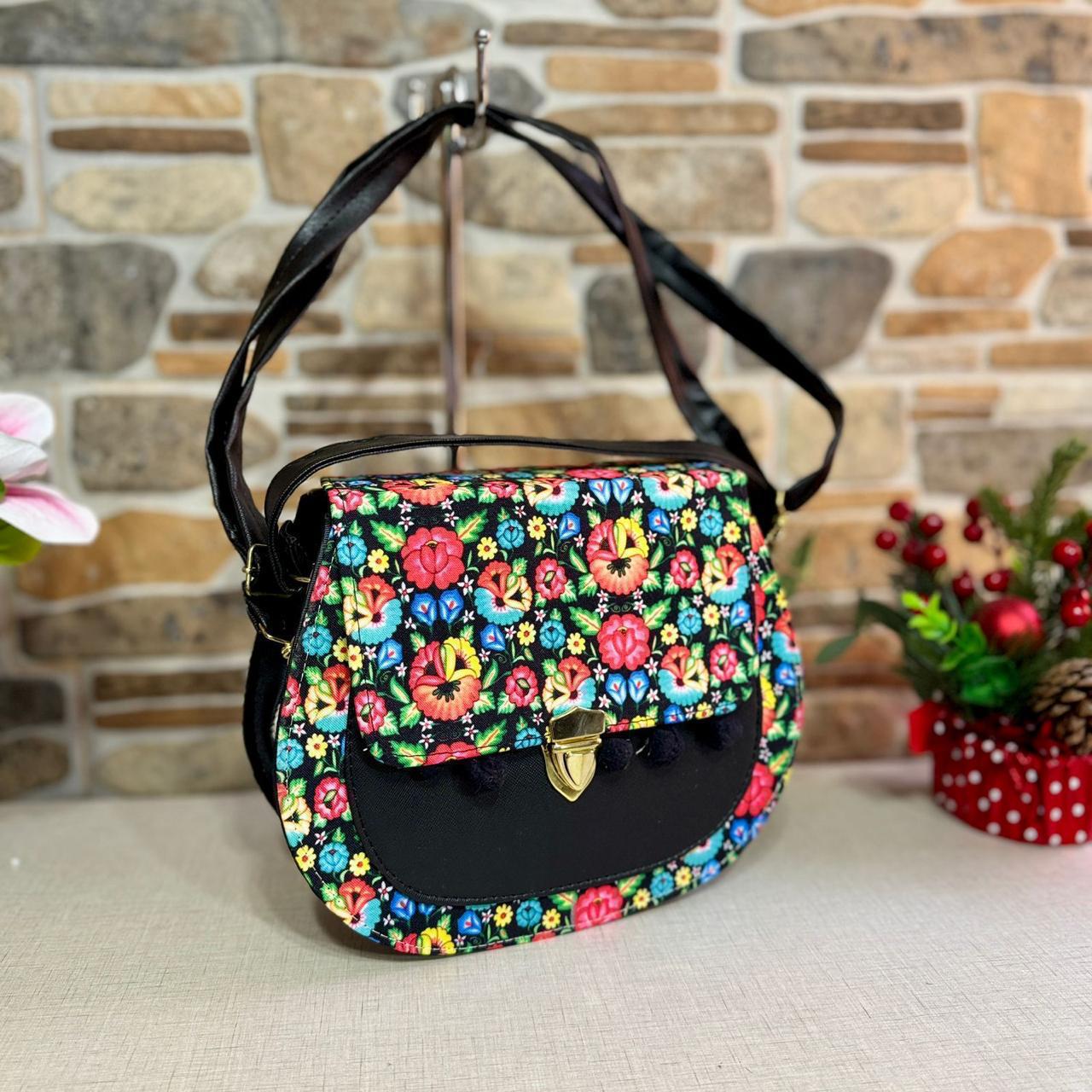 Bolso Bandolera "Oaxaca" - Estampa Floral Multicolor