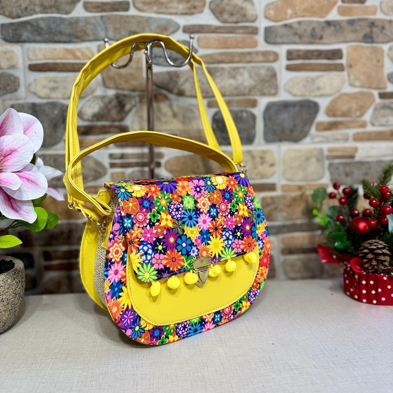 Bolso Bandolera "Oaxaca" - Estampa Floral Multicolor