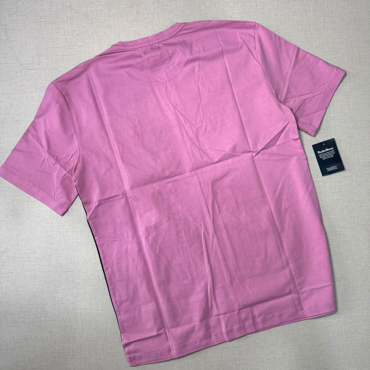 Playera Casual Cuello Redondo Bicolor Rosa y Negro - Talla S | Ropa de Caballero