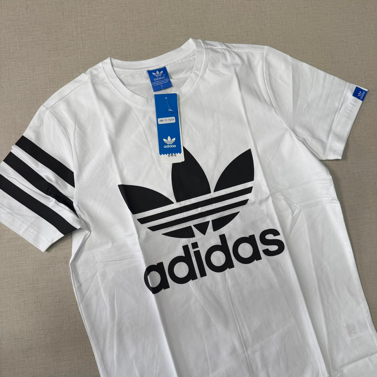 Playera Casual Cuello Redondo Blanca Estilo Deportivo - Talla S | Ropa de Caballero